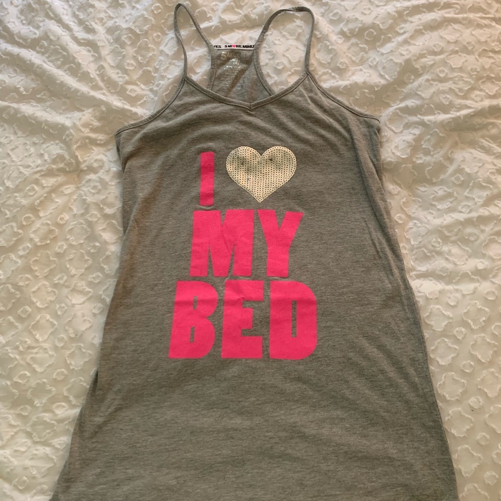 Super cute “I <3 My Bed” Pajama